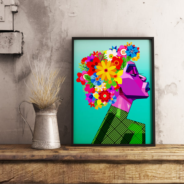 BOUQUET OF CULTURE - ART PRINT
