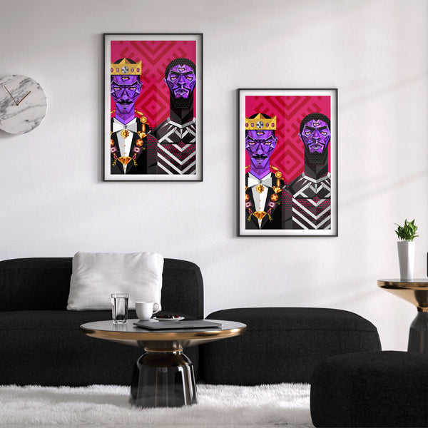 AKEEM x T'CHALLA - ART PRINT