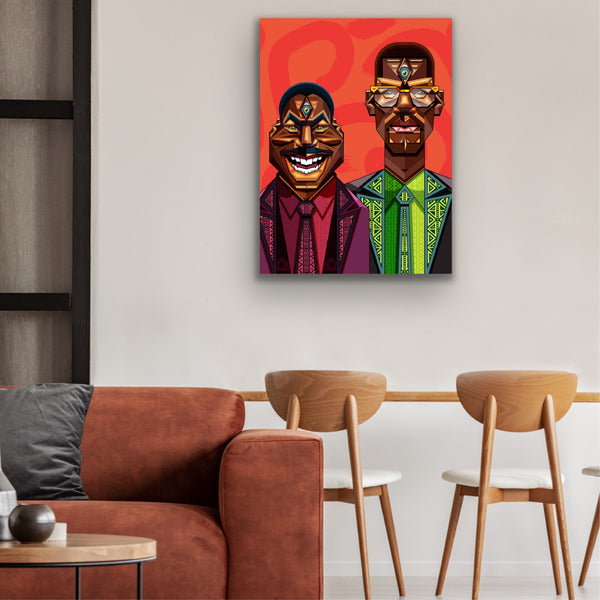 MALCOLM X x MLK - ART PRINT