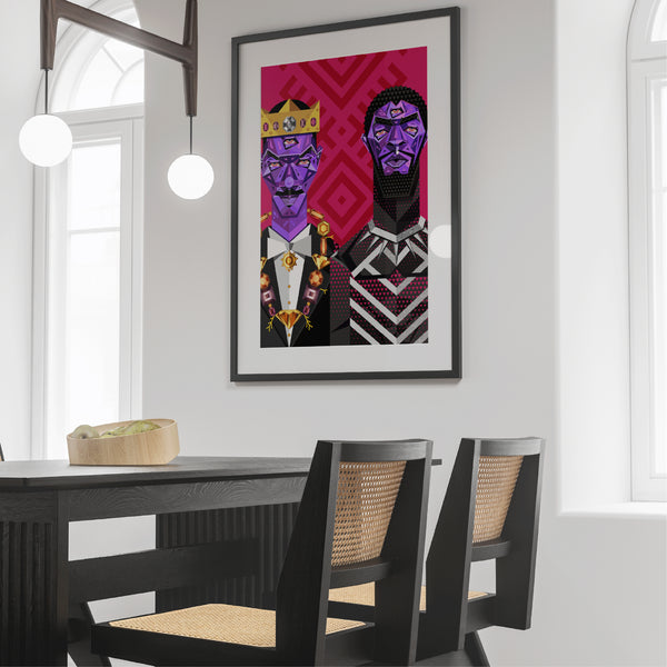 AKEEM x T'CHALLA - ART PRINT