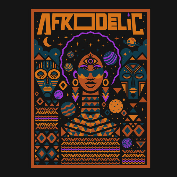 NEBULA QUEEN - UNISEX AFRODELIC TEE