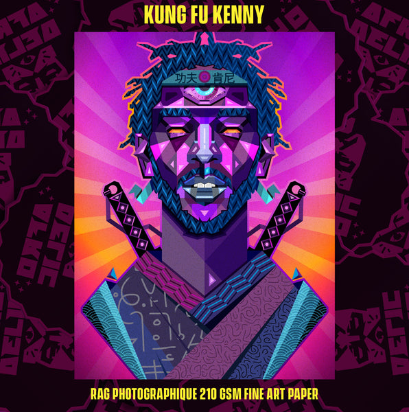 KUNG FU KENNY - FINE ART PRINT