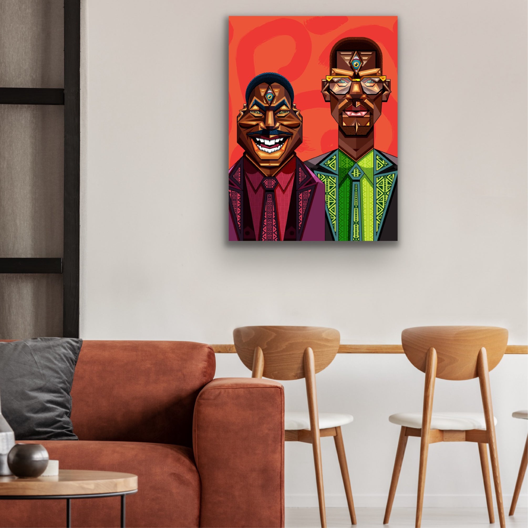 MALCOLM X x MLK - ART PRINT – Whitfield Designs Store